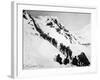 Prospectors Climbing the Chilkoot Pass During the Klondike Gold Rush-null-Framed Photographic Print