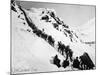 Prospectors Climbing the Chilkoot Pass During the Klondike Gold Rush-null-Mounted Photographic Print