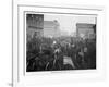 Prospectors Crowd Front Street, Nome, Alaska, at the Height of the Gold Rush-null-Framed Photographic Print