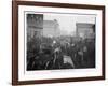 Prospectors Crowd Front Street, Nome, Alaska, at the Height of the Gold Rush-null-Framed Photographic Print