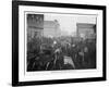 Prospectors Crowd Front Street, Nome, Alaska, at the Height of the Gold Rush-null-Framed Photographic Print