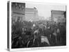 Prospectors Crowd Front Street, Nome, Alaska, at the Height of the Gold Rush-null-Stretched Canvas