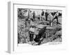Prospectors Digging for Gold on the Rand in South Africa-null-Framed Photographic Print