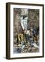Prospectors Finding Gold in a Stream during the California Gold Rush-null-Framed Giclee Print