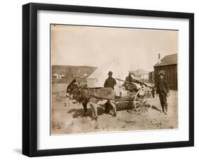 Prospectors Outfit Goldfield, Nevada-P.E. Larson-Framed Art Print