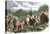 Prospectors Working the Gregory Gold Diggings in the Colorado Rockies, May 1859-null-Stretched Canvas