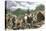 Prospectors Working the Gregory Gold Diggings in the Colorado Rockies, May 1859-null-Stretched Canvas