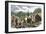 Prospectors Working the Gregory Gold Diggings in the Colorado Rockies, May 1859-null-Framed Giclee Print