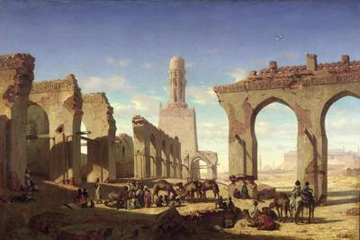 Ruins of the Mosque of the Caliph El Haken, Cairo, c.1840