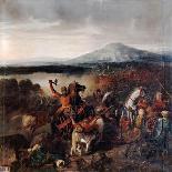 Roger I of Sicily at the Battle of Cerami in 1061-Prosper Lafaye-Giclee Print