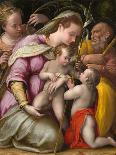 Holy Family with St. Catherine of Alexandria and the Infant St. John the Baptist, circa 1551-1556 (-Prospero Fontana-Giclee Print