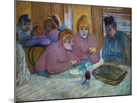 Prostitutes Around a Dinner Table, 1893-Henri de Toulouse-Lautrec-Mounted Giclee Print
