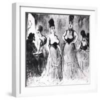 Prostitutes, circa 1850-Constantin Guys-Framed Giclee Print