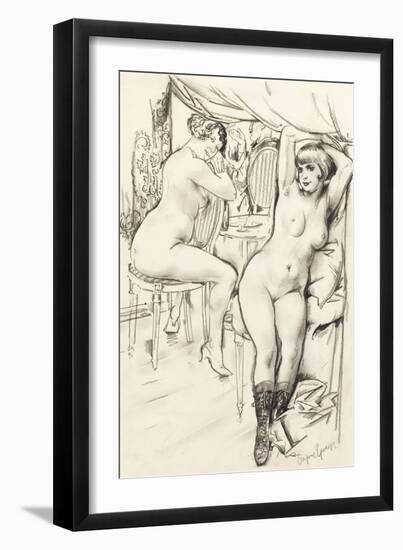 Prostitutes-Boris Dmitryevich Grigoriev-Framed Giclee Print