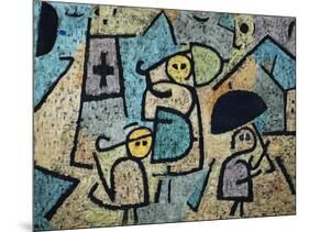 Protected Children-Paul Klee-Mounted Giclee Print