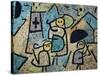 Protected Children-Paul Klee-Stretched Canvas