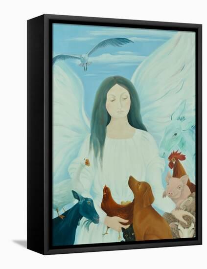 Protecting Angel, 2012-Magdolna Ban-Framed Stretched Canvas