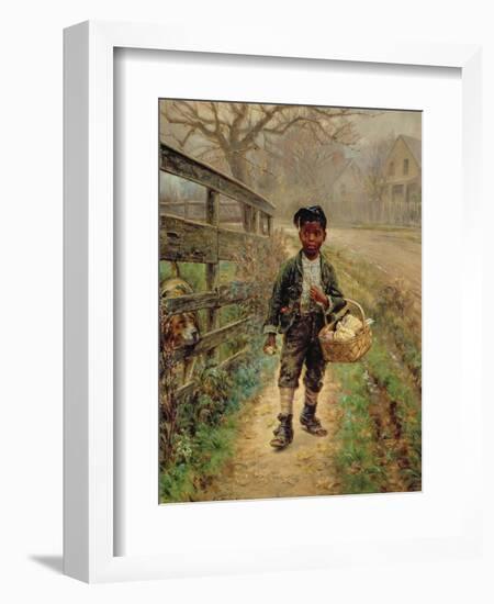 Protecting the Groceries, 1886-Edward Lamson Henry-Framed Giclee Print