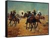 Protecting the Immigrants-Charles Shreyvogel-Framed Stretched Canvas