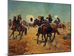 Protecting the Immigrants-Charles Shreyvogel-Mounted Art Print
