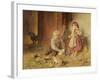 Protecting the Rabbits-Felix Schlesinger-Framed Giclee Print