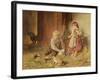 Protecting the Rabbits-Felix Schlesinger-Framed Giclee Print