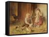 Protecting the Rabbits-Felix Schlesinger-Framed Stretched Canvas