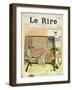 Protection from Mosquitoes in the Colonies, from 'Le Rire', 31st August 1901-null-Framed Giclee Print