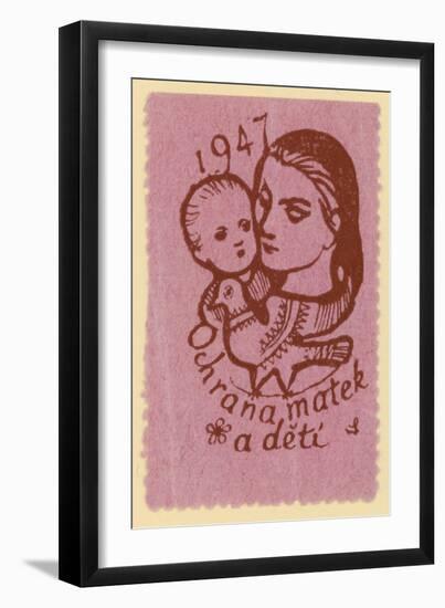 Protection of Mothers and Children, 1947-null-Framed Giclee Print