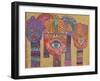 Protective Amulets, 1992-Laila Shawa-Framed Giclee Print