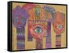 Protective Amulets, 1992-Laila Shawa-Framed Stretched Canvas