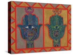 Protective Hands, 1992-Laila Shawa-Stretched Canvas