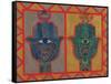 Protective Hands, 1992-Laila Shawa-Framed Stretched Canvas