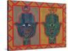 Protective Hands, 1992-Laila Shawa-Stretched Canvas