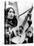 Protest Folk Singer Joan Baez Performing in 1965-null-Stretched Canvas