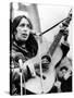 Protest Folk Singer Joan Baez Performing in 1965-null-Stretched Canvas