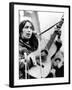 Protest Folk Singer Joan Baez Performing in 1965-null-Framed Photo