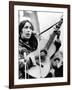 Protest Folk Singer Joan Baez Performing in 1965-null-Framed Photo