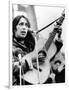 Protest Folk Singer Joan Baez Performing in 1965-null-Framed Photo