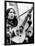 Protest Folk Singer Joan Baez Performing in 1965-null-Framed Photo