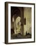 Protestant Church Interior-Bartholomeus Johannes van Hove-Framed Art Print