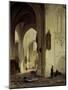 Protestant Church Interior-Bartholomeus Johannes van Hove-Mounted Art Print