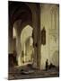 Protestant Church Interior-Bartholomeus Johannes van Hove-Mounted Art Print