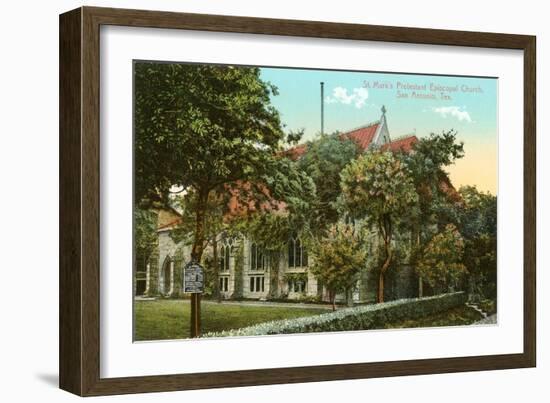 Protestant Episcopal Church, San Antonio, Texas-null-Framed Art Print