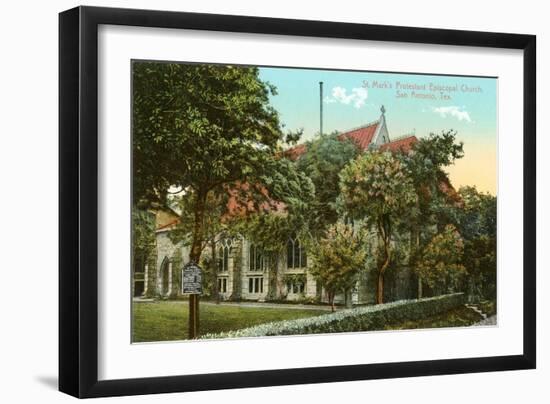 Protestant Episcopal Church, San Antonio, Texas-null-Framed Art Print