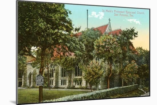 Protestant Episcopal Church, San Antonio, Texas-null-Mounted Art Print