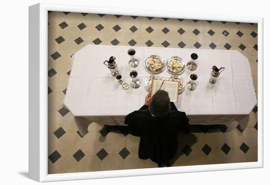 Protestant Eucharist, Ile de France, France-Godong-Framed Photographic Print