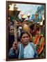 Protesters March in New Delhi's Red Light District-null-Framed Photographic Print