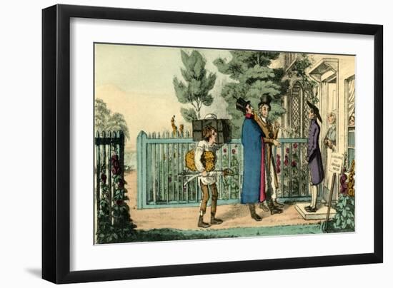 Proteus in search of Lodgings-Theodore Lane-Framed Premium Giclee Print
