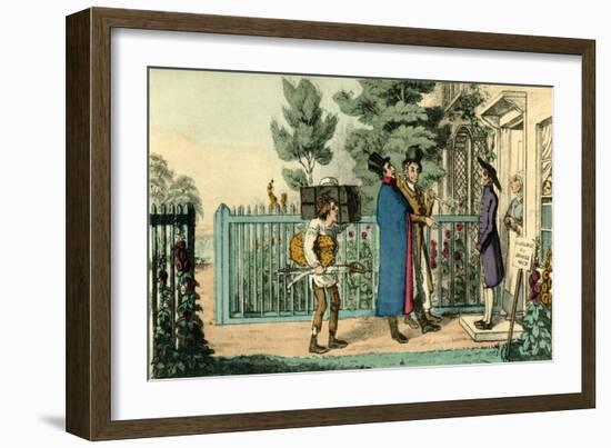 Proteus in search of Lodgings-Theodore Lane-Framed Giclee Print